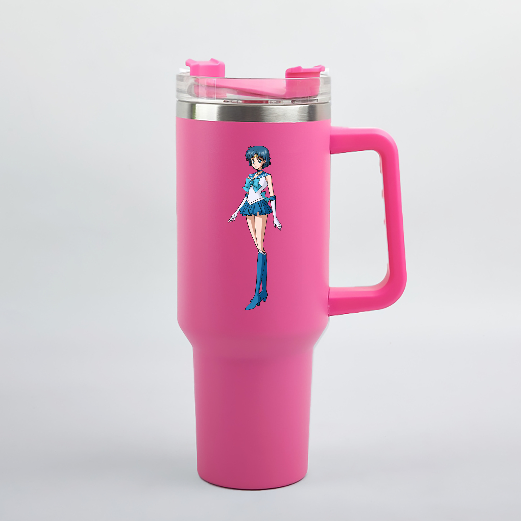 （画像用） 美少女戦士セーラームーン 水野 亜美 みずの あみ Sailor Moon Mizuno Ami 1200mL車用タンブラー（カラープリント）